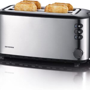 Severin AT 2509 Langschlitztoaster für 4 Scheiben 1400 W