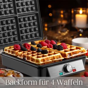 Steinborg SB-2060 XXL-Waffeleisen 1200 W